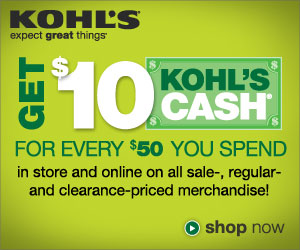 Example Savings at Kohl's